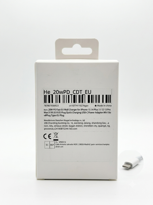 Carregador de Parede Turbo 20W USB-C – Carregamento Rápido (Padrão BR/PT)