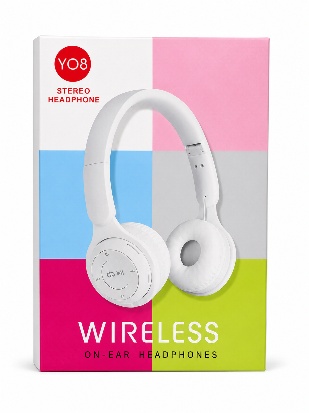 Fone de Ouvido Bluetooth Y08 Wireless Estéreo com Microfone – Preto