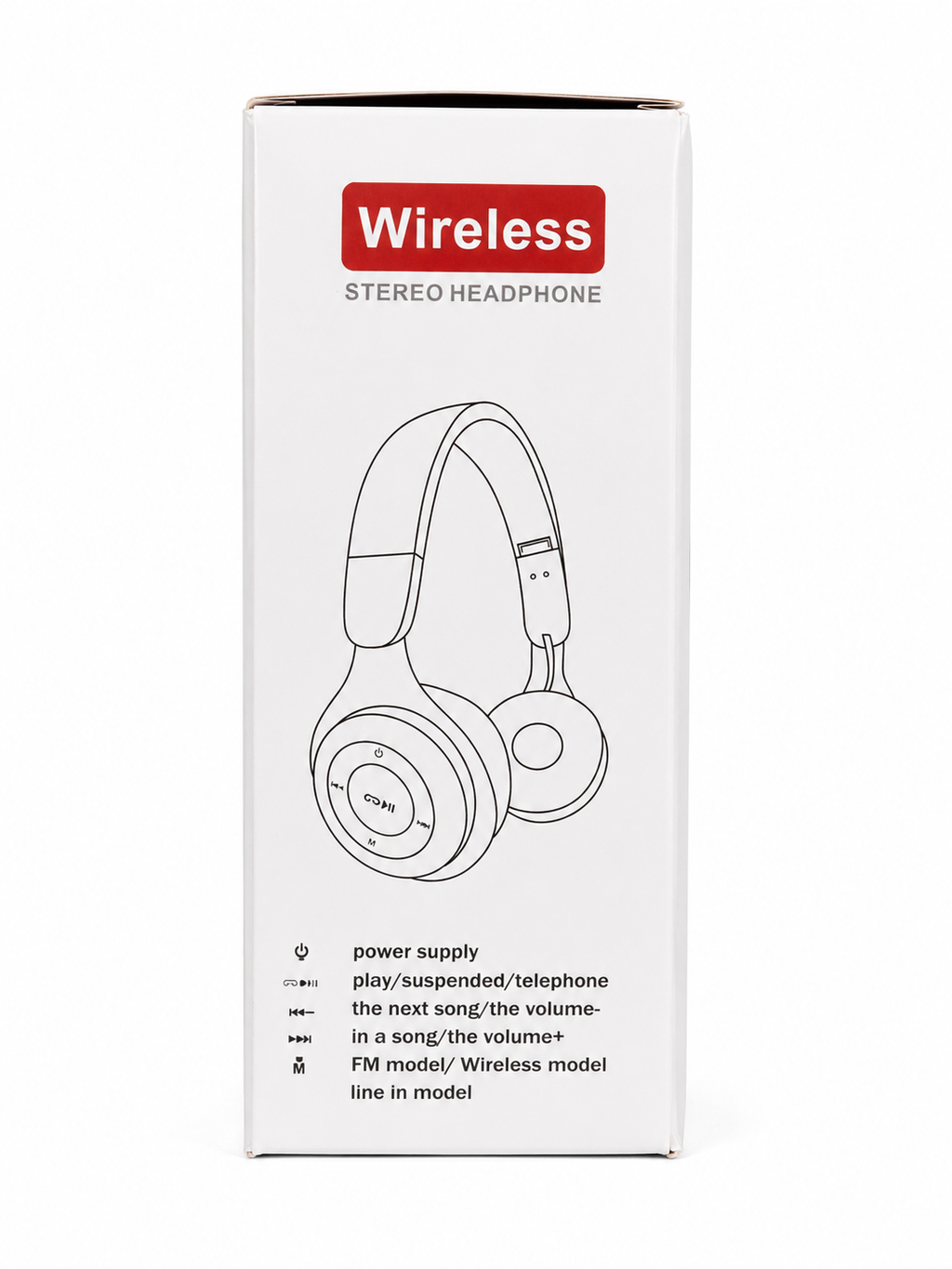 Fone de Ouvido Bluetooth Y08 Wireless Estéreo com Microfone – Preto